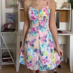 Light pink floral dress